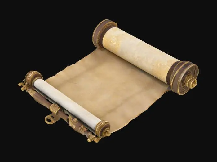 3D model for Elegant Royal Scroll