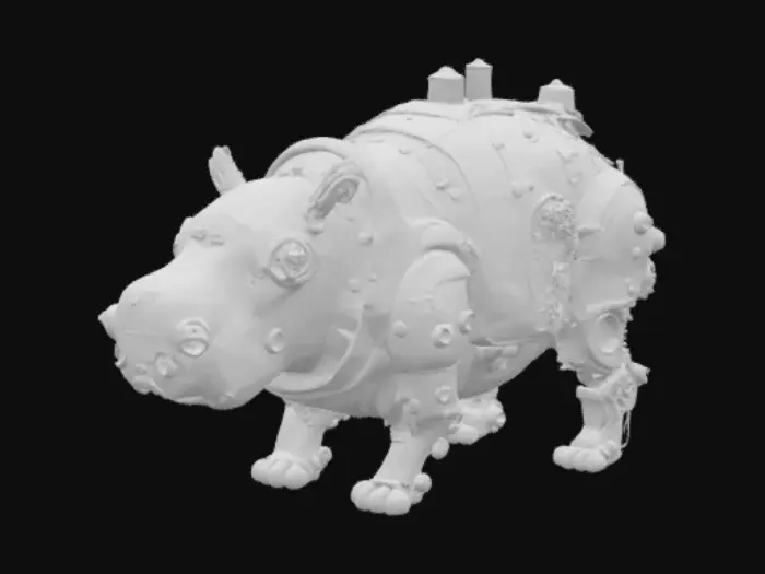 3D model for Pygmy Hippopotamus