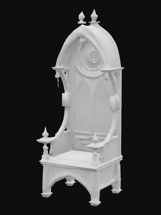 3D model for Sultanate Throne