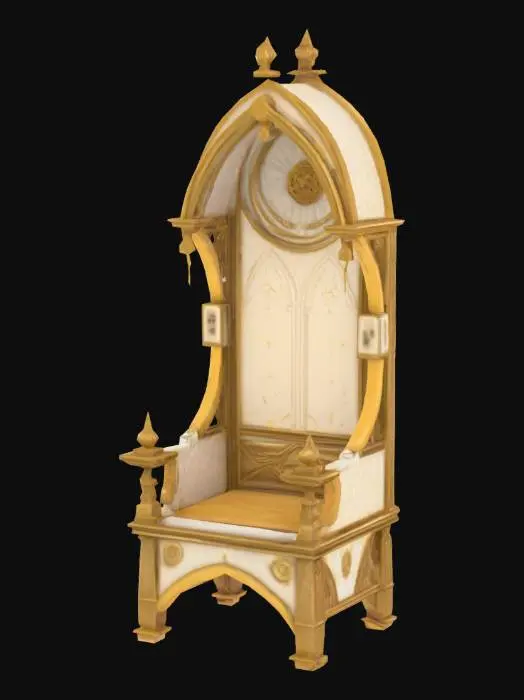 3D model for Sultanate Throne