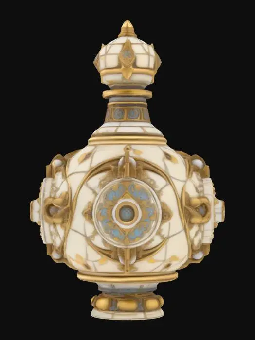3D model for Ornate Perfume Bottle