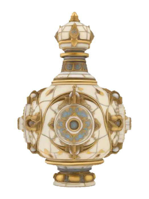 3D-модель Ornate Perfume Bottle - Potion, сгенерированная ИИ