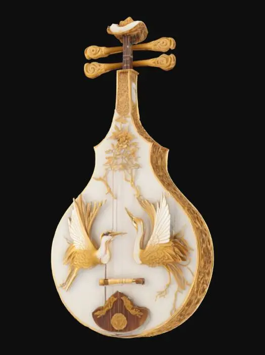 3D model for Lute of Cranes