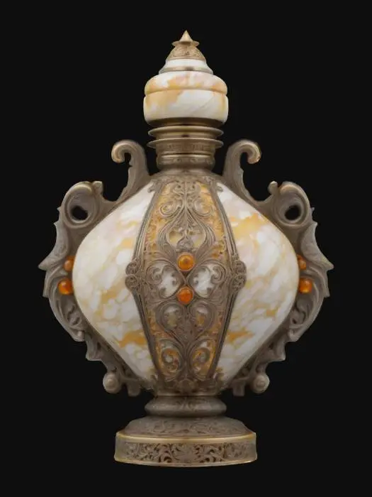 3D model for Ornate Perfume Vessel