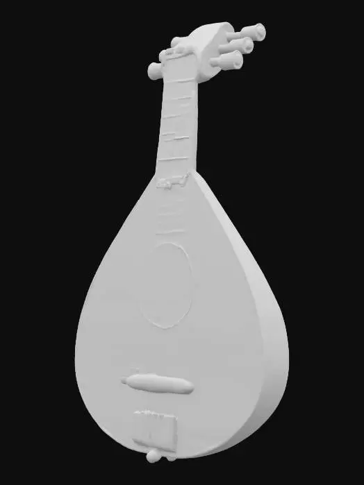 3D model for Lute of Cranes