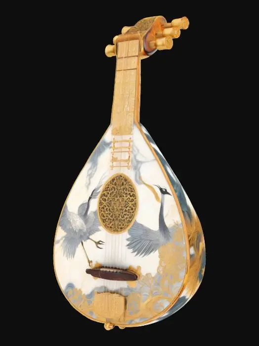 3D model for Lute of Cranes