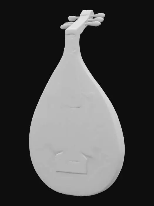 3D model for Lute of Cranes