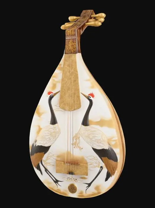 3D model for Lute of Cranes