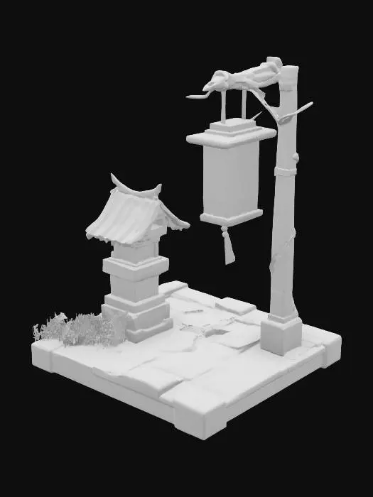 3D model for Autumn Lamplight