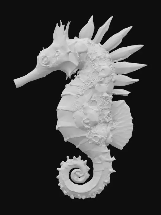 3D model for Aiko's Seahorse, #ocean#
