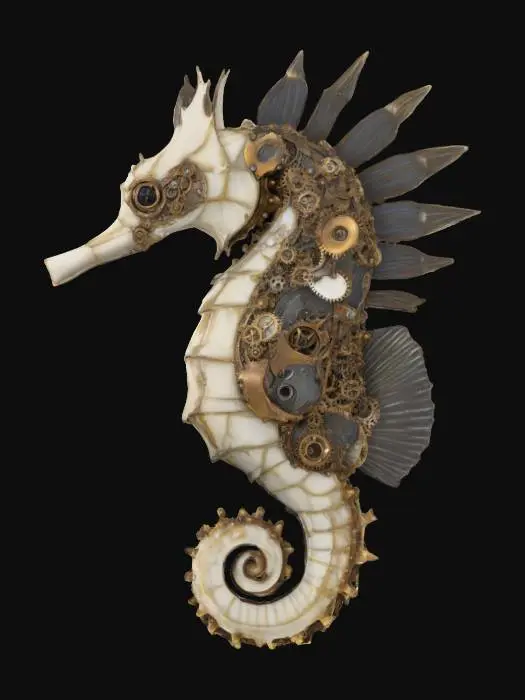 3D model for Aiko's Seahorse, #ocean#