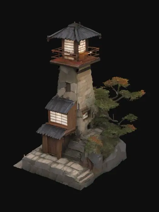 3D model for Silent Watch, #ocean#