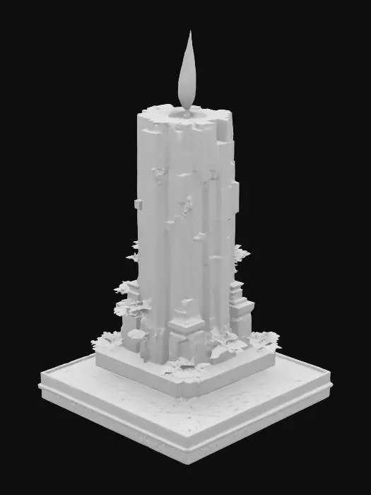 3D model for Light of Daruma