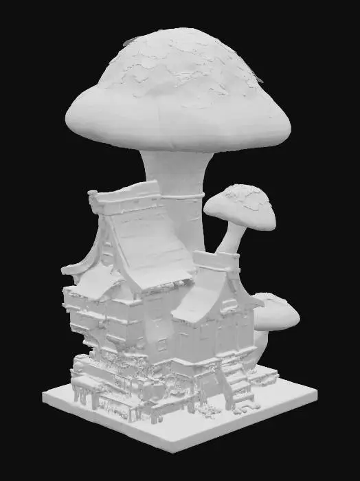 3D model for Toadstool Tavern