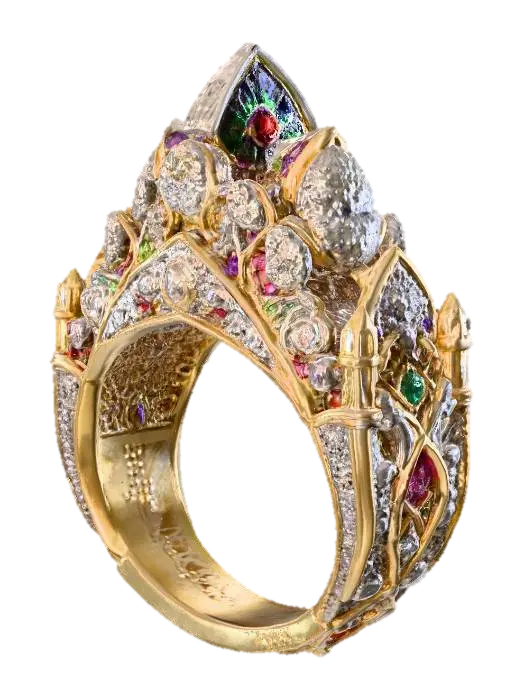 Modelo 3D de Cathedral Ring, #PBR# - Church, generado por IA