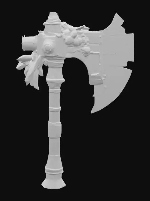 3D model for Celestial Cleaver, #PBR#