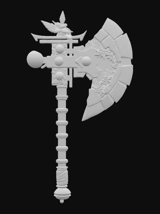 3D model for Ceremonial Cleaver