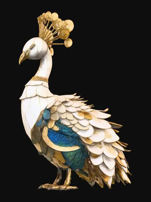 3D model for Peacock