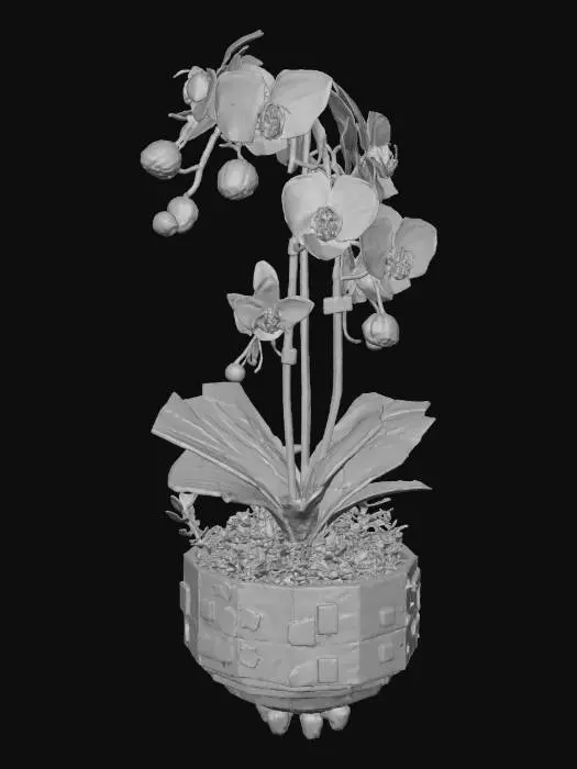3D model for Papier Orchids