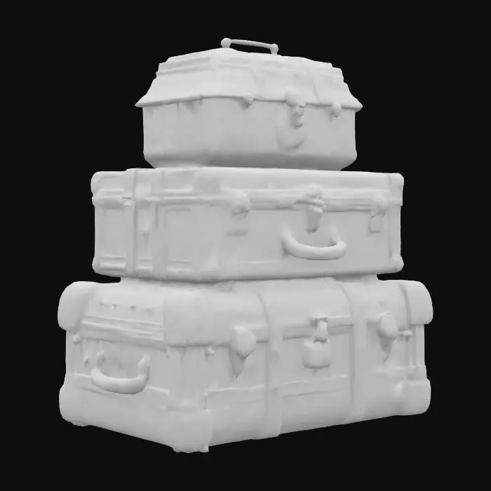 3D model for Elegant Travel Trunks