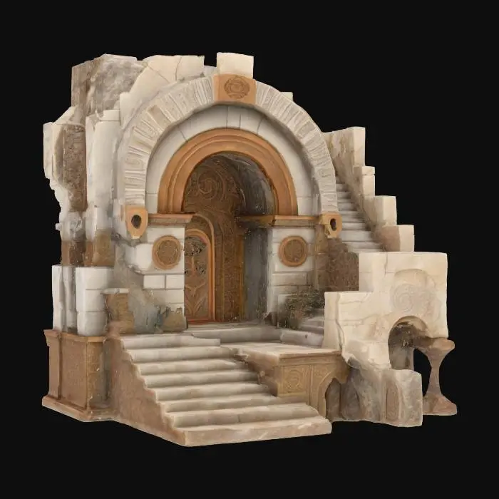 3D model for Ancient Portal Steps