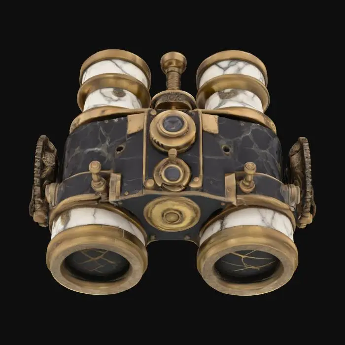 3D model for Steampunk Binoculars