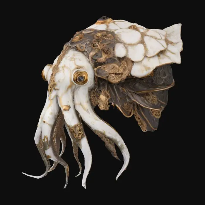 3D model for Aiko's Cuttlefish, #ocean#