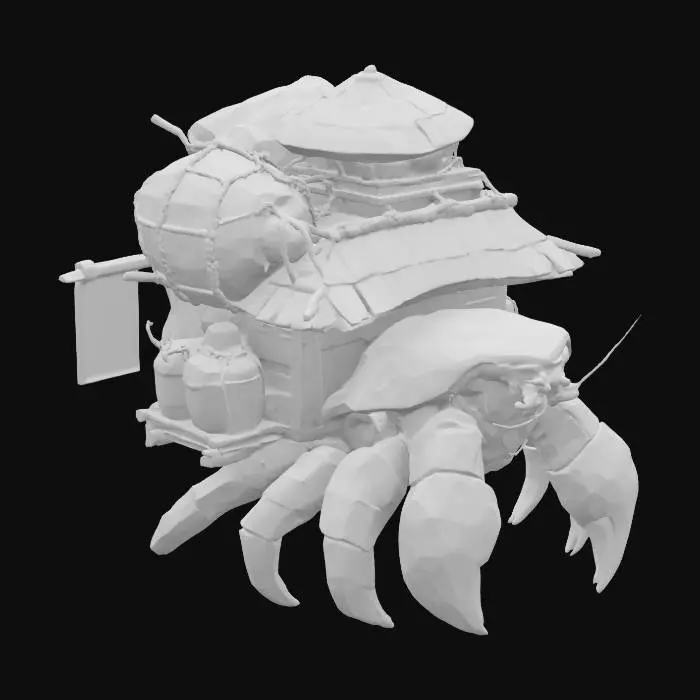 3D model for Aiko's Hermitage, #ocean#