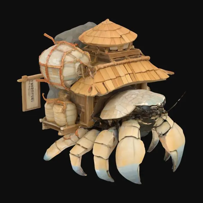 3D model for Aiko's Hermitage, #ocean#