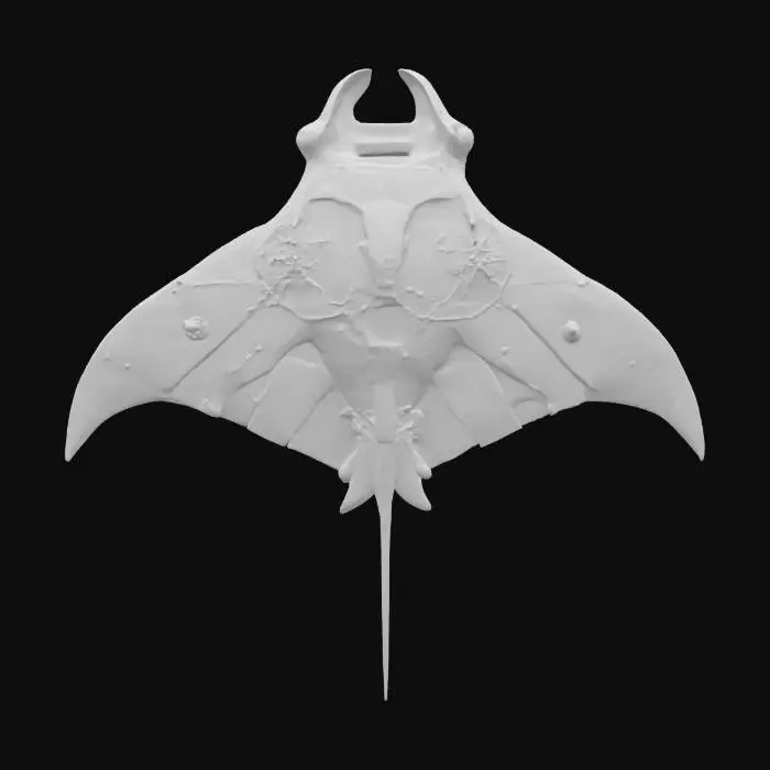 3D model for Aiko's Manta Ray, #ocean#