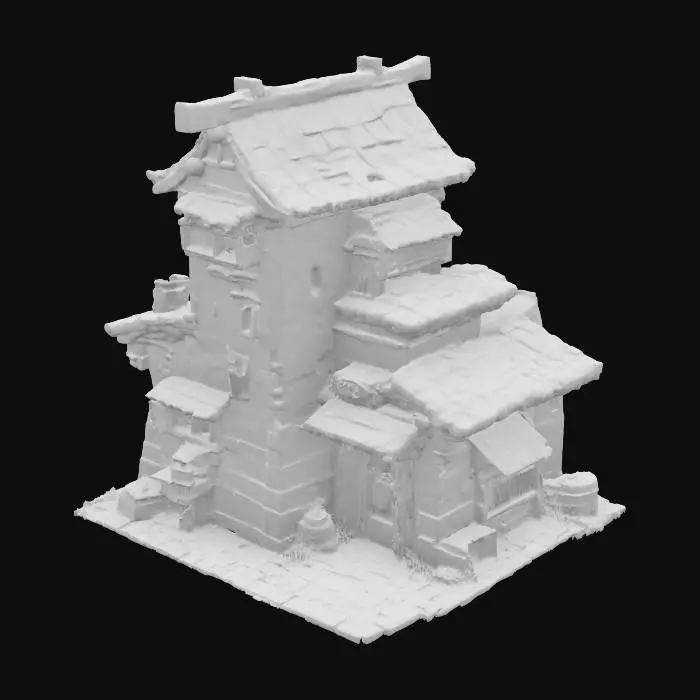 3D model for Tower House