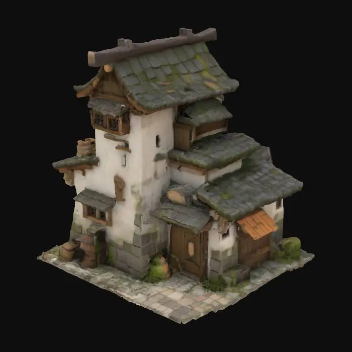 3D model for Tower House