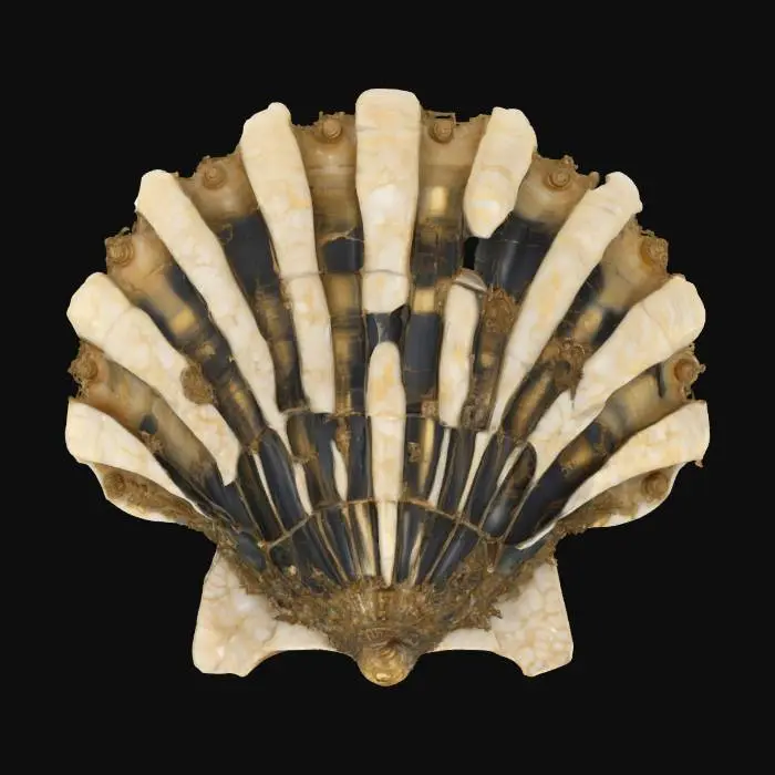 3D model for Scallop, #ocean#