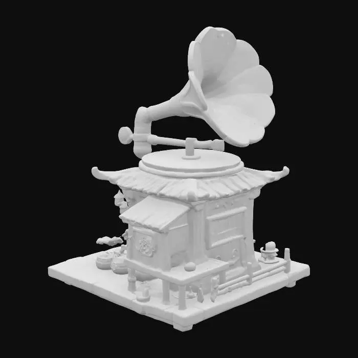 3D model for Harmonious Hut