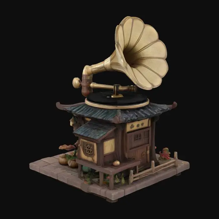 3D model for Harmonious Hut