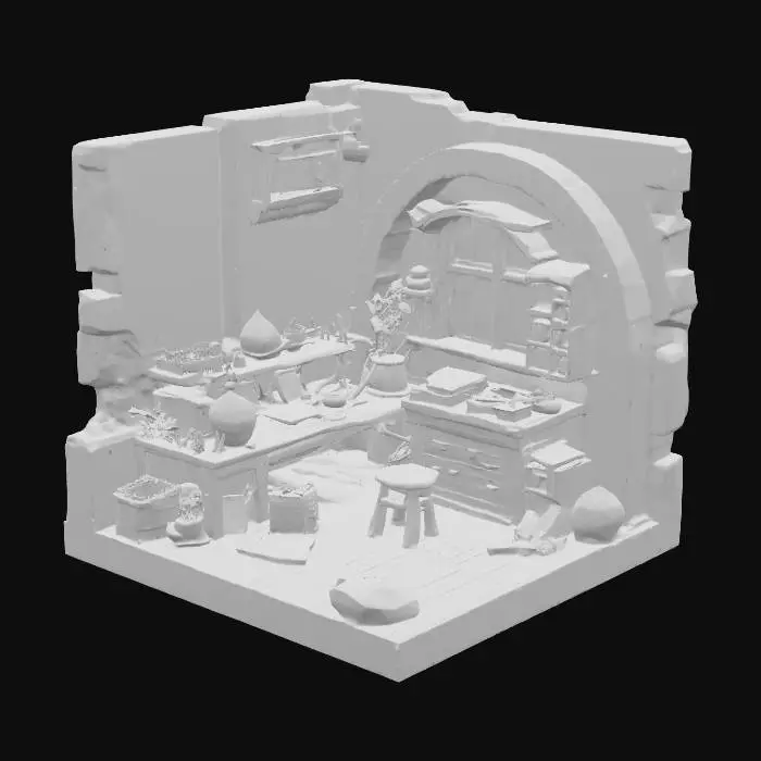 3D model for Spellcaster's Space