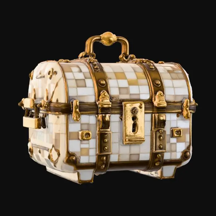 3D model for Mother-of-Pearl Treasure Chest