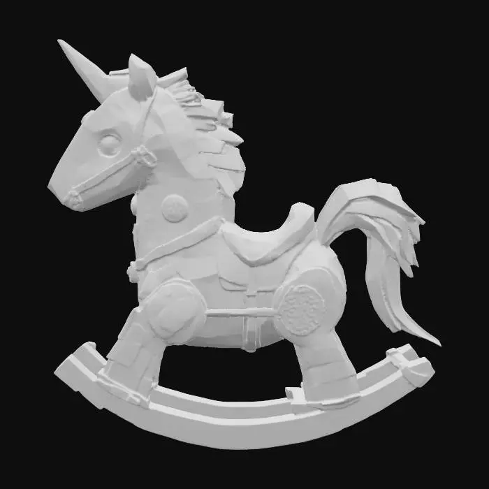 3D model for Unicorn Rocker