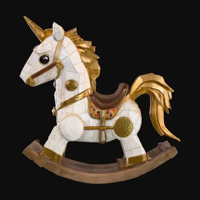 3D model for Unicorn Rocker