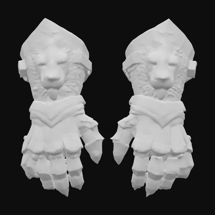 3D model for Gauntlets of the Beast