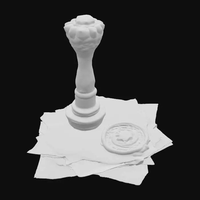 3D model for Seal of Passage, #PBR#