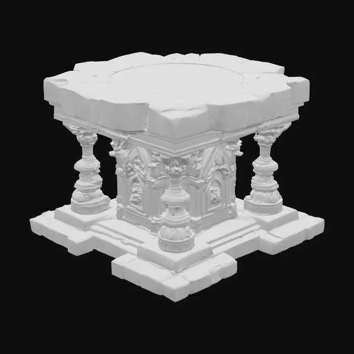 3D model for Ancient Stone Altar