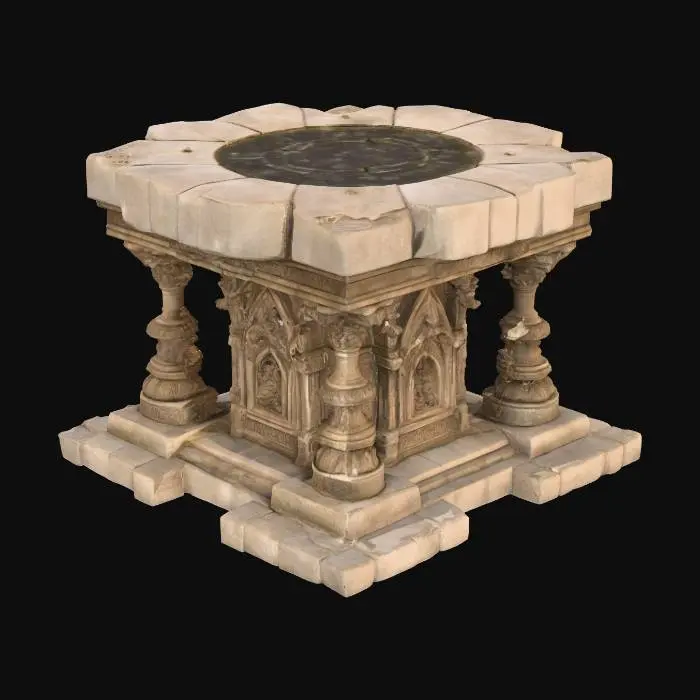 3D model for Ancient Stone Altar