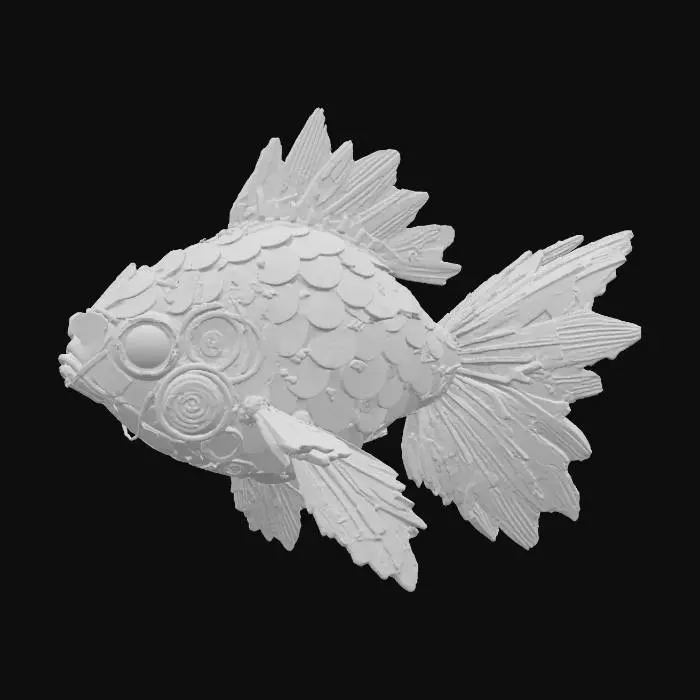 3D model for Mechanical Koi