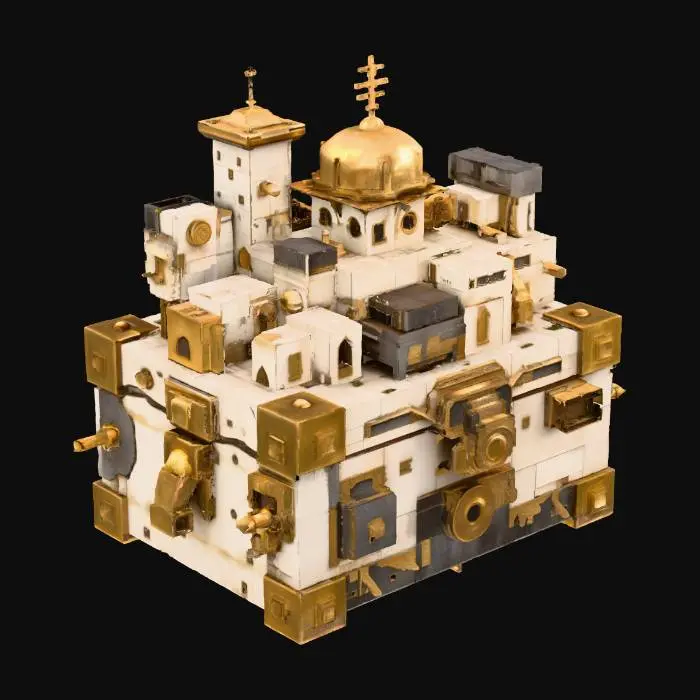 3D model for Byzantine Treasure Chest