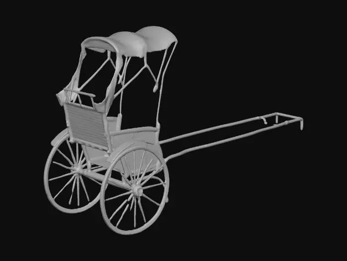 3D model for Hand Rikshaw