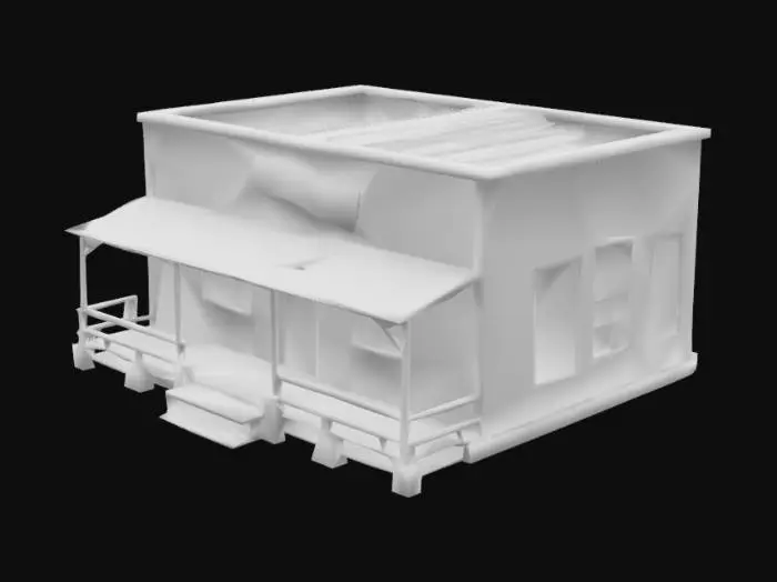 3D model for Western Shack