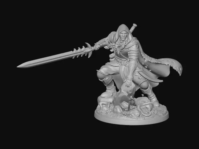 3D model for Warrior of the Shadows