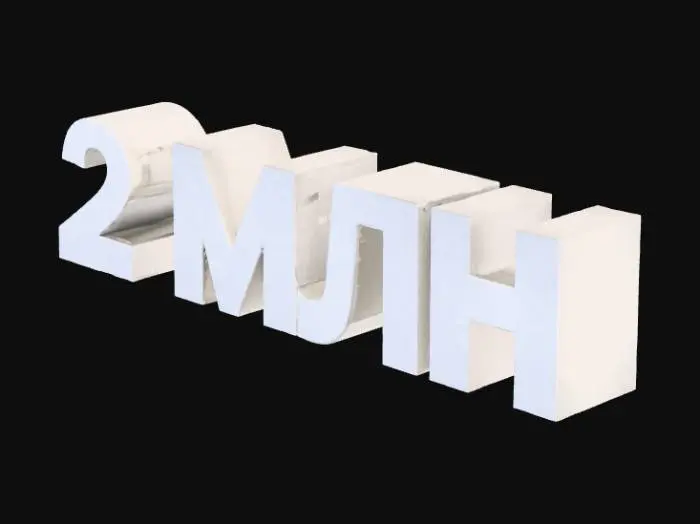 3D model for Silver Text Visualization
