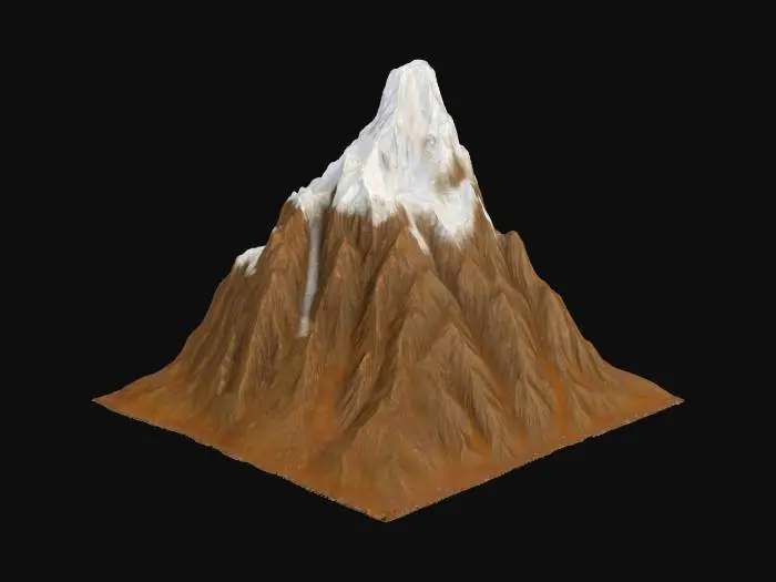 3D model for Golden Peak